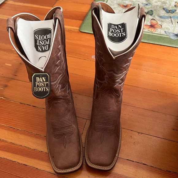 Dan Post Shoes Dan Post Womens Boots Square Toe Cowboy 8m Brand New Poshmark